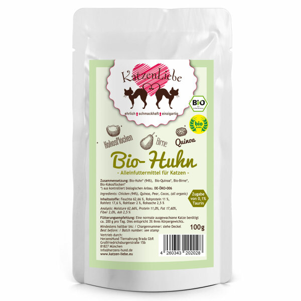 Katzenliebe Bio-Huhn mit Bio-Quinoa