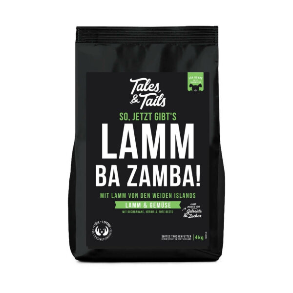 "LammBa Zamba" - Softes Trockenfutter mit 75% Lamm 4kg