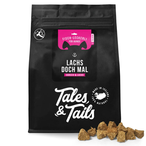 Lachs doch mal - Leckerli für Hunde aus 100%  Fisch 70g