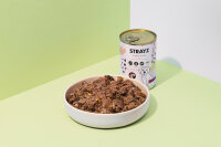 Strayz Bio-Nassfutter Rind mit Süßkartoffel, Karotte & Birne 400g